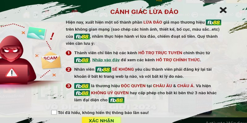 Anh em lưu ý một số điểm quan trọng để đăng nhập FB88 thành công