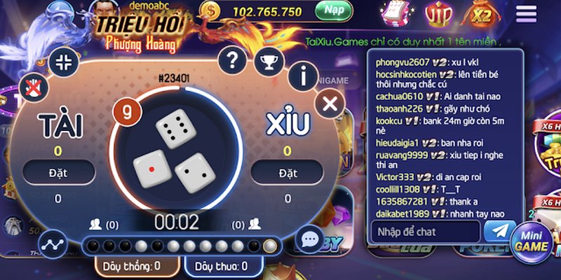 game tài xỉu nhiều người chơi nhất