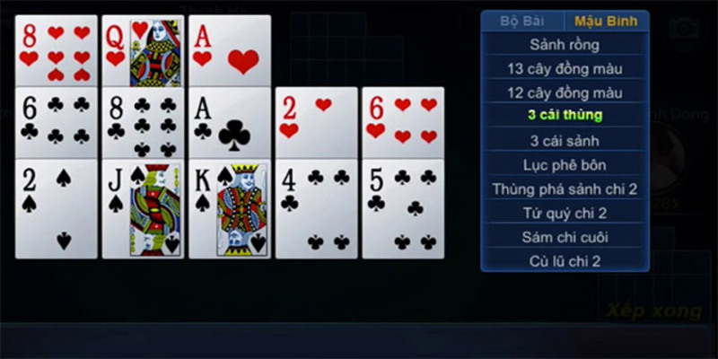 Liên kết bài trong Mậu Binh