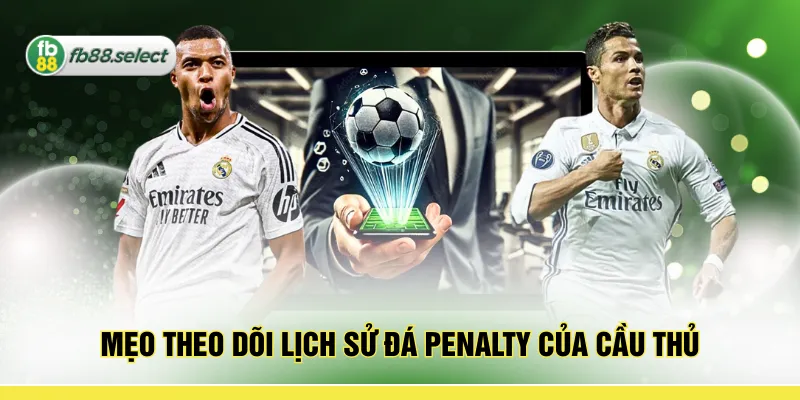 Mẹo theo dõi lịch  sử đá penalty của cầu thủ