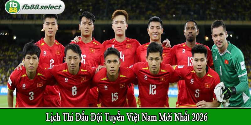 lịch thi đấu đội tuyển Việt Nam mới nhất
