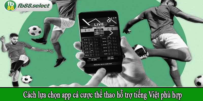 Cách lựa chọn app cá cược thể thao hỗ trợ tiếng Việt phù hợp