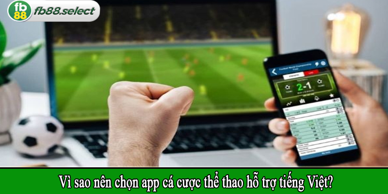 Vì sao nên chọn app cá cược thể thao hỗ trợ tiếng Việt?